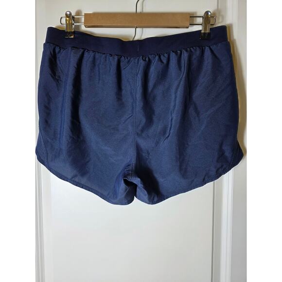 UNDER ARMOUR Dark Blue Heat Gear Active Running Outdoor Gym Shorts SZ L - Picture 2 of 9